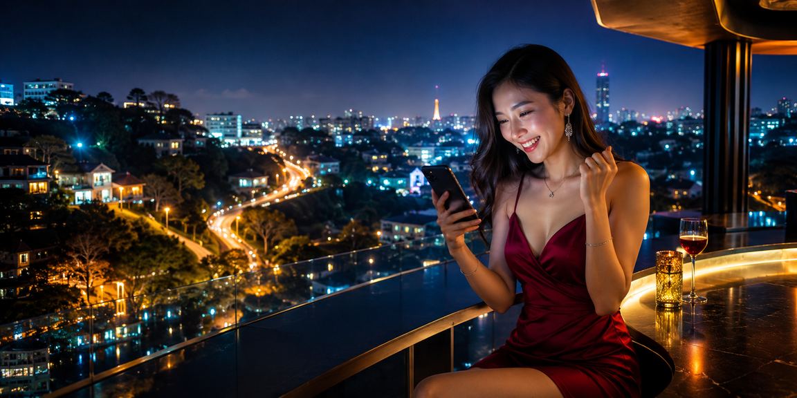 Người dùng Đà Lạt sử dụng casino di động trong không gian yên tĩnh buổi chiều