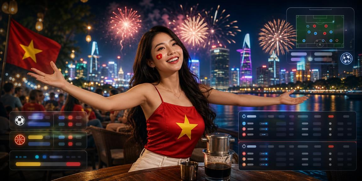 Người dùng TP.HCM nhâm nhi cà phê và theo dõi cá cược casino trực tuyến buổi sáng