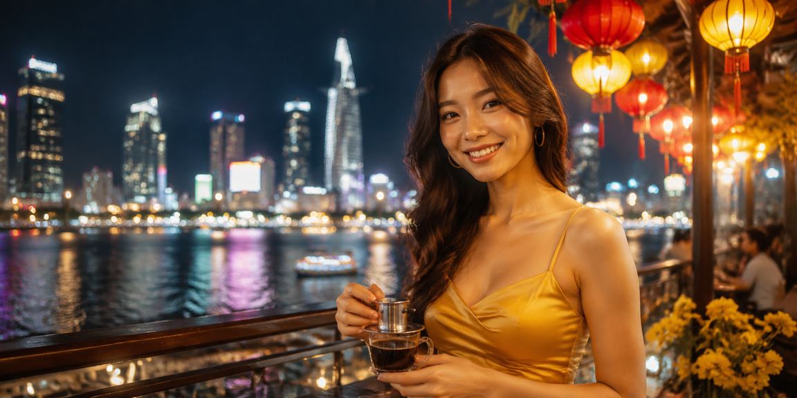 Người dùng TP.HCM nhâm nhi cà phê và theo dõi casino trực tuyến trên điện thoại